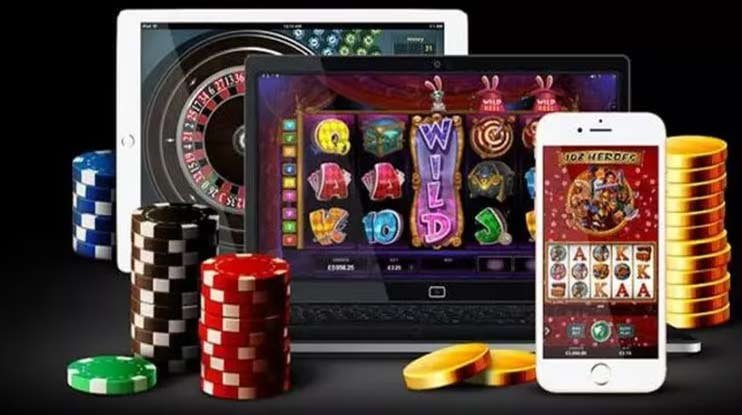 Ilustrasi gembok digital berwarna neon melindungi data pengguna taruhan olahraga online