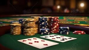 Meja roulette live casino dengan dealer profesional dalam pencahayaan neon pink